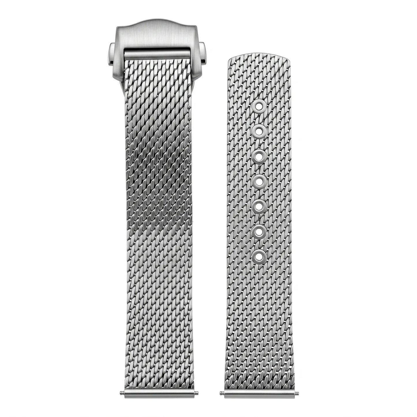 Mesh Bracelet with Deployant Clasp For Omega Seamaster