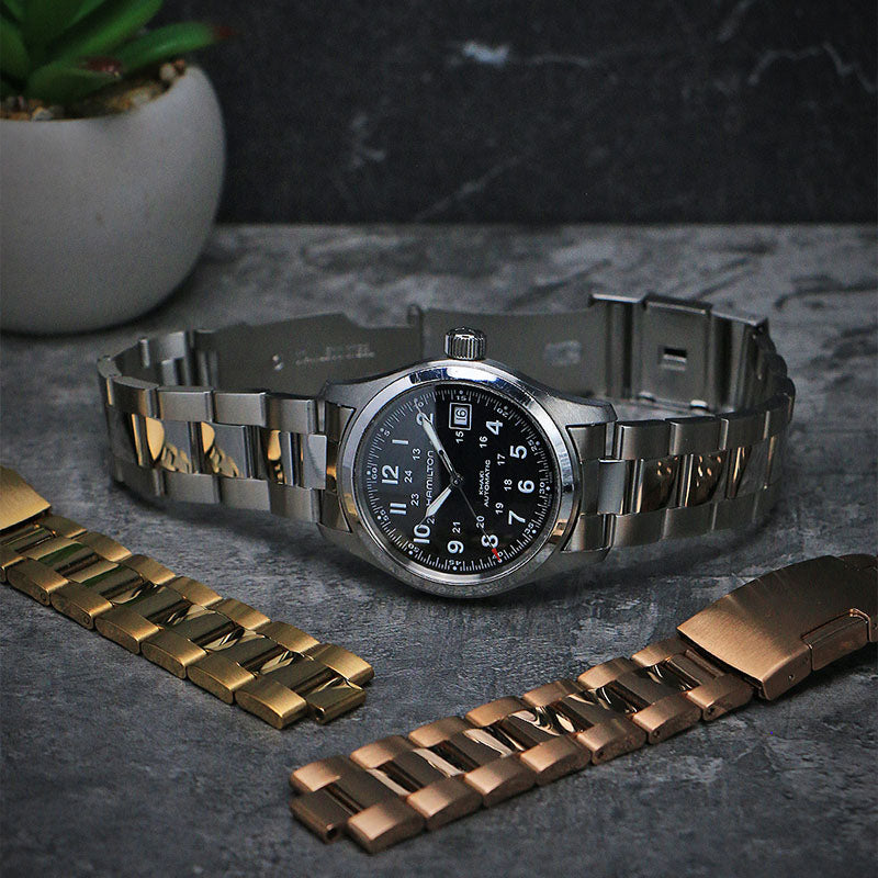 Classic Fitted Bracelet For Hamilton Khaki