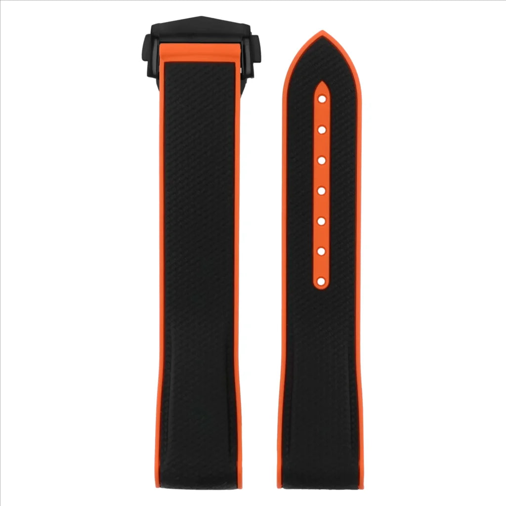 Fitted ColorBlock Strap with Clasp For Moonswatch