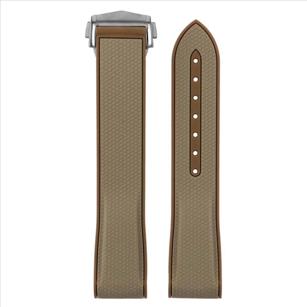 Fitted ColorBlock Strap with Clasp For Moonswatch