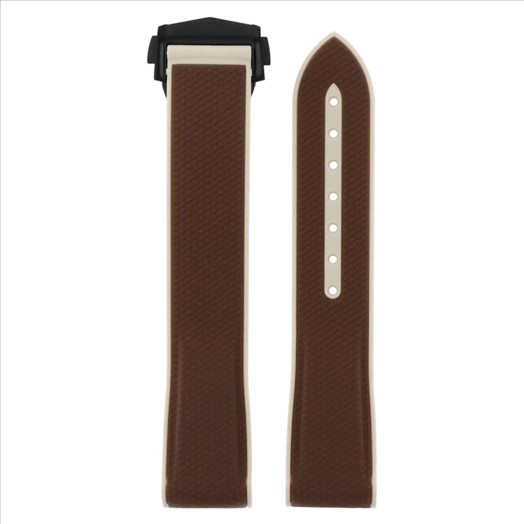 Fitted ColorBlock Strap with Clasp For Moonswatch