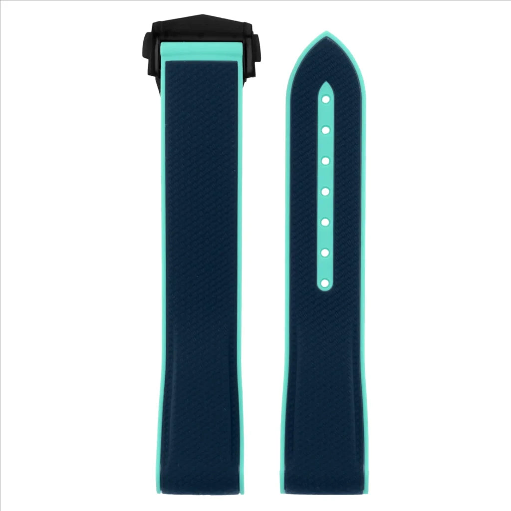 Fitted ColorBlock Strap with Clasp For Moonswatch