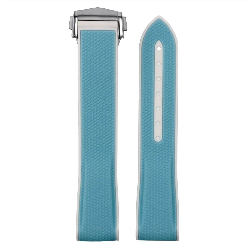 Fitted ColorBlock Strap with Clasp For Moonswatch