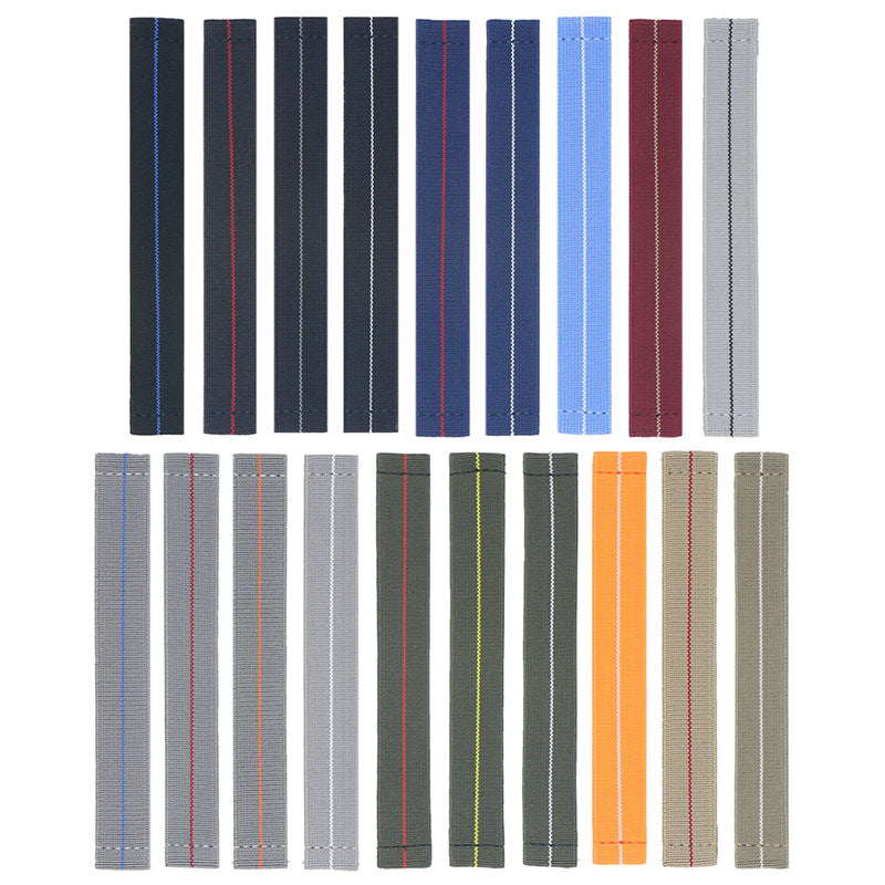 Striped Nylon Stretch Strap