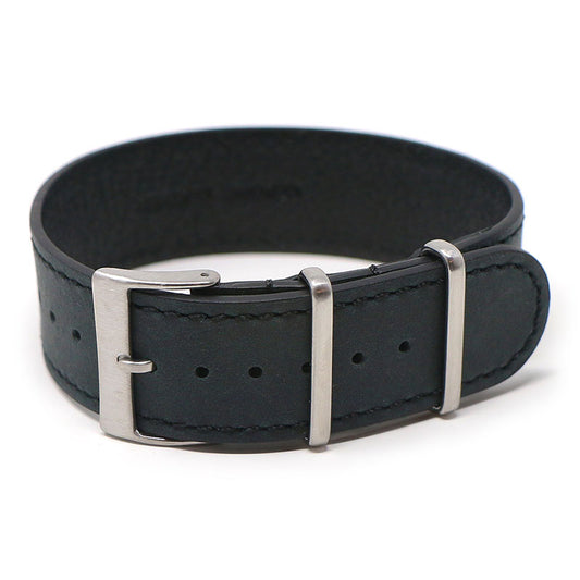 Dassari Vintage Leather Single Pass Strap