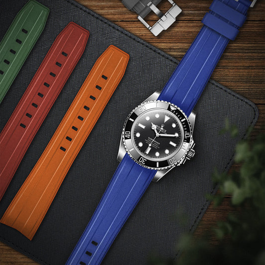 DASSARI Fitted 21mm FKM Strap For Rolex Submariner