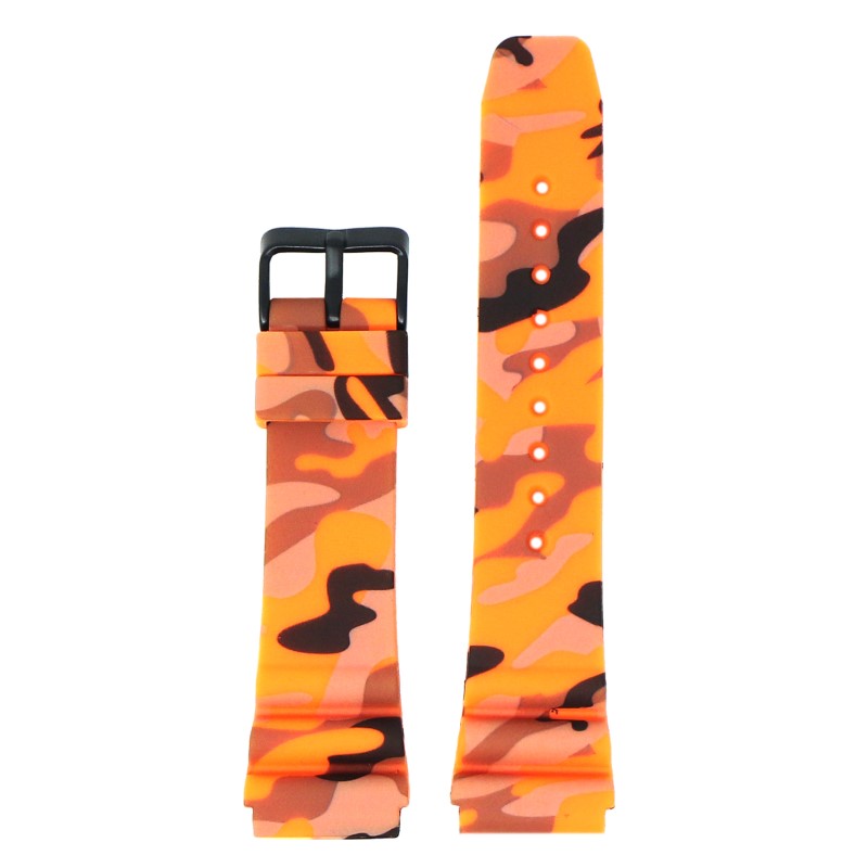 Wave Camo Rubber Strap