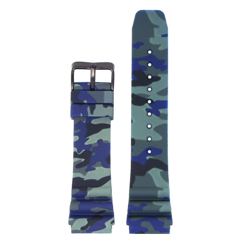 Wave Camo Rubber Strap