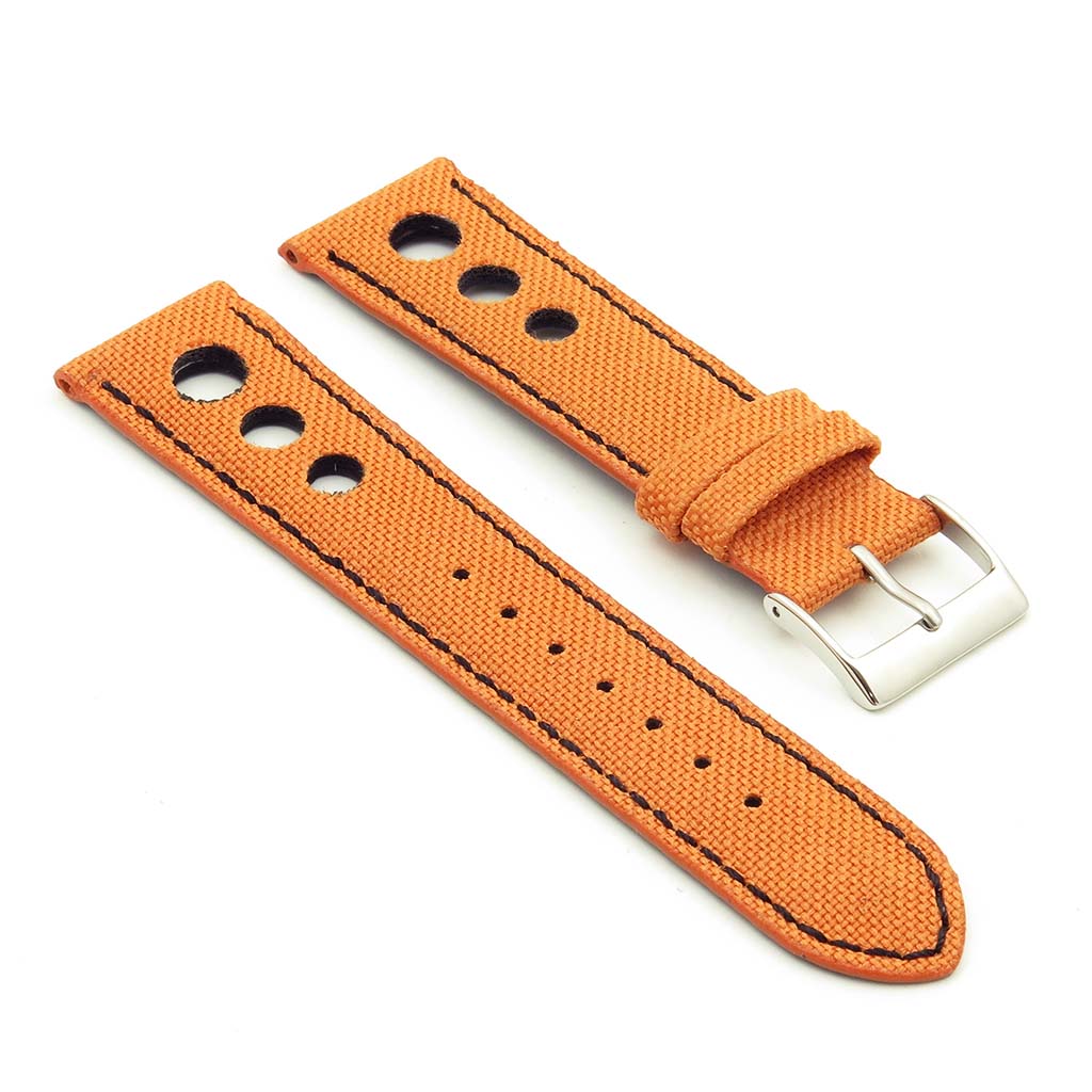 Turbo Nylon Rally Strap w Contrast Stitching & Leather Backing By DASSARI