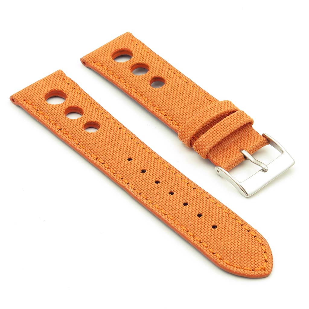 Turbo Nylon Rally Strap w Contrast Stitching & Leather Backing By DASSARI