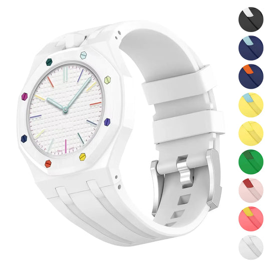 Precision Fit Rubber Strap For Swatch x AP Royal Pop