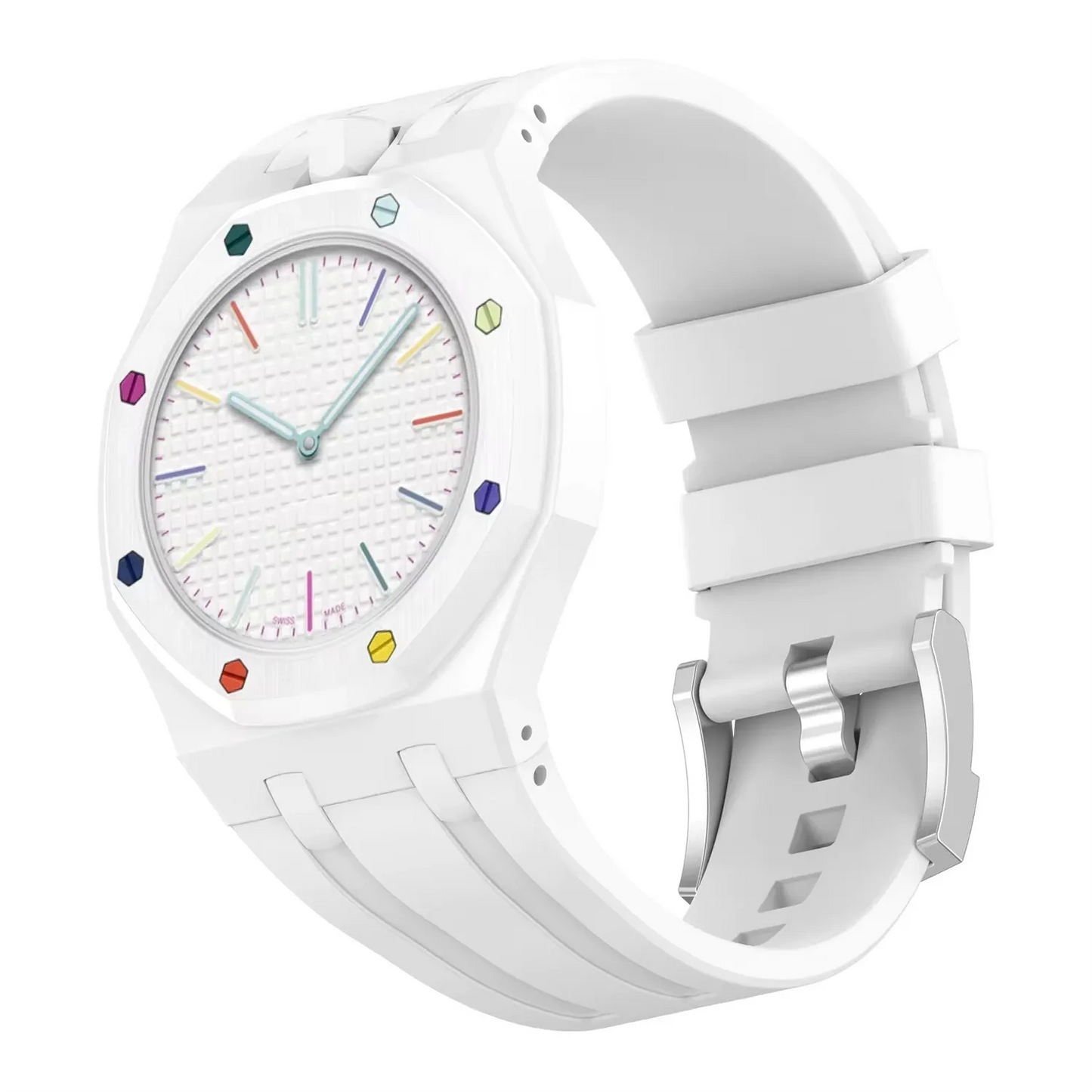 Precision Fit Rubber Strap For Swatch x AP Royal Pop