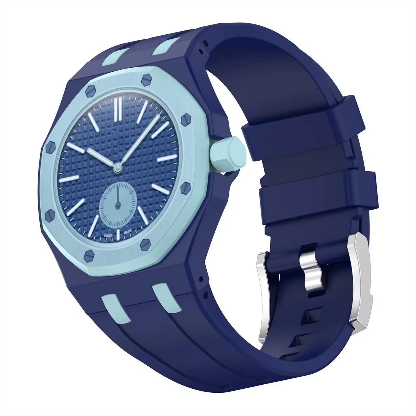 Precision Fit Rubber Strap For Swatch x AP Royal Pop