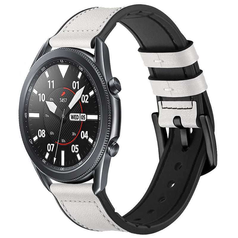 Leather Hybrid Strap For Garmin Vivoactive 4