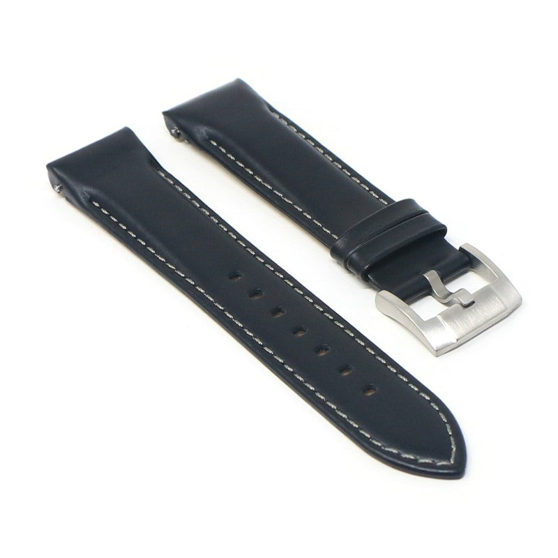 DASSARI Fitted Stitched Leather Strap For Seiko Turtle