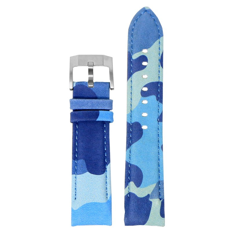 DASSARI Fitted Camo Leather Strap For Seiko Turtle