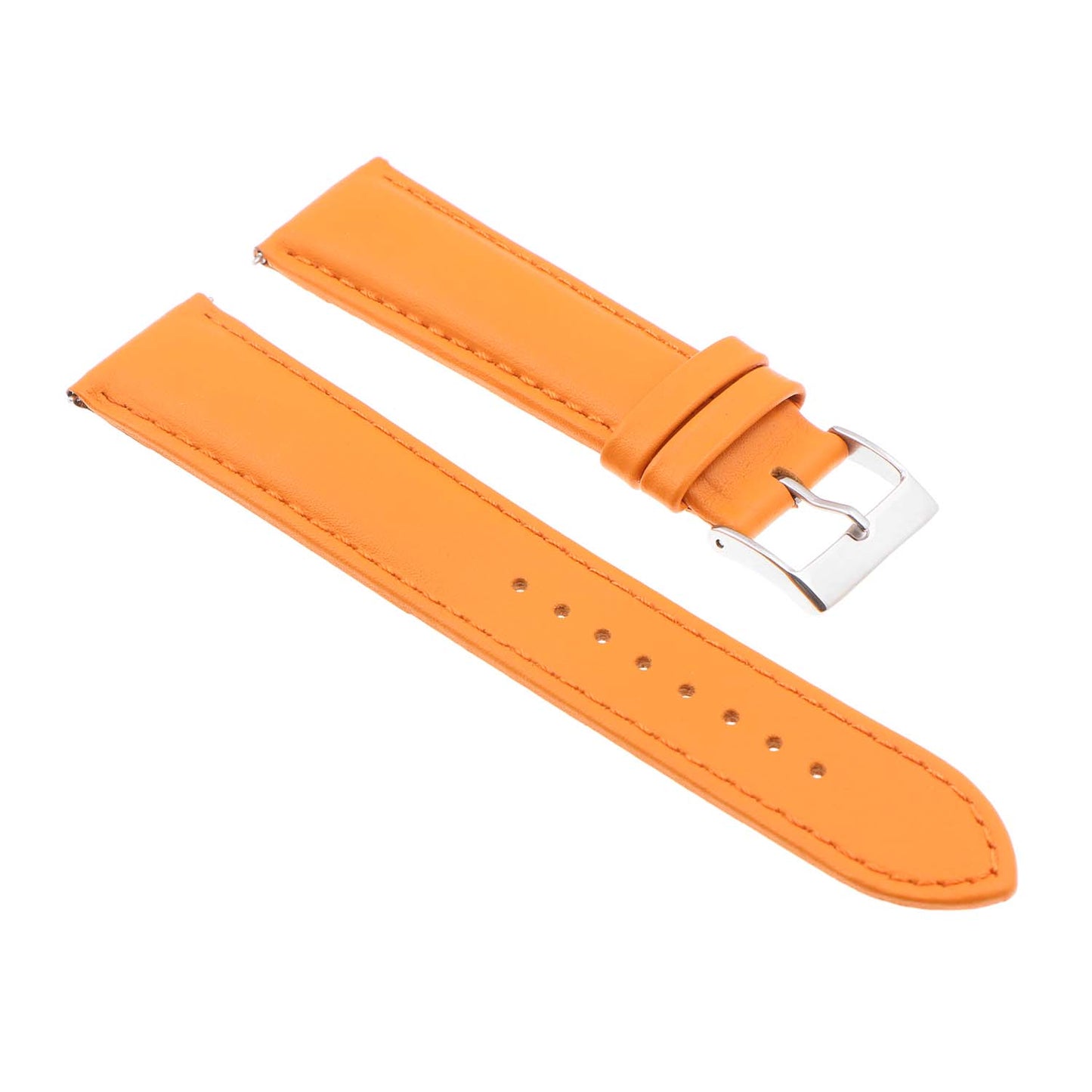 Classic Stitched Leather Strap For MoonSwatch