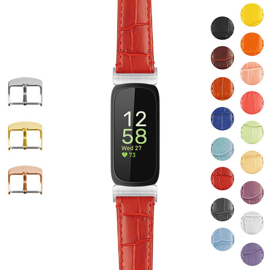 Crocodile Strap For Fitbit Inspire 3