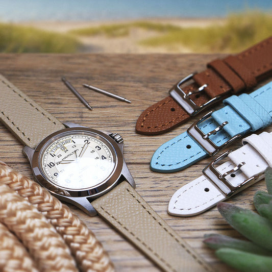 Shoreline Leather Strap By DASSARI - 18mm-21mm