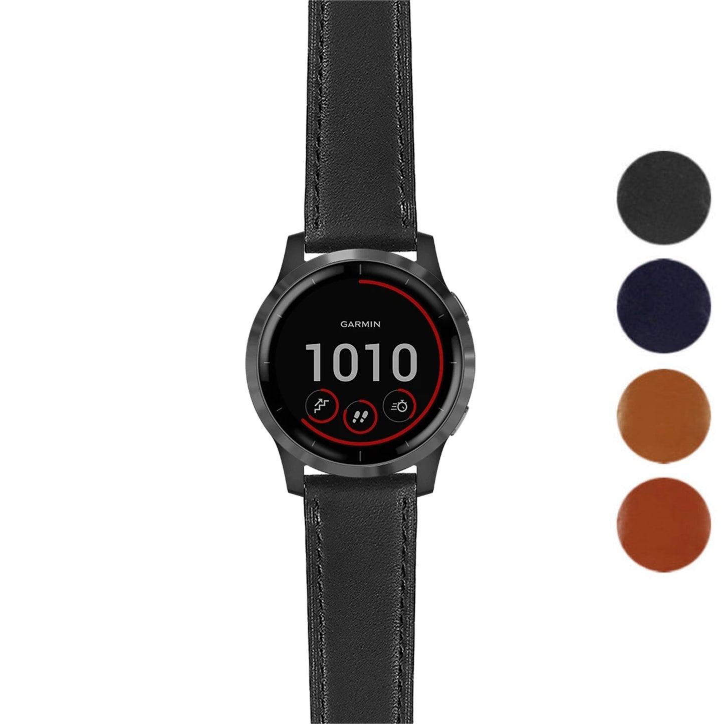 Italian Leather Strap For Garmin Vivoactive 4