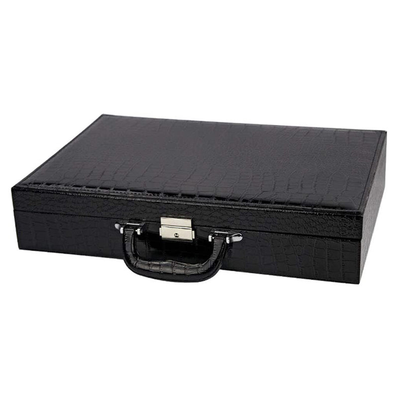 Alligator Leatherette Watch Case for 24 Watches
