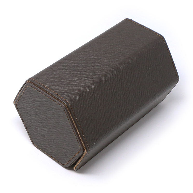DASSARI Premium Saffiano Leather Octo Roll