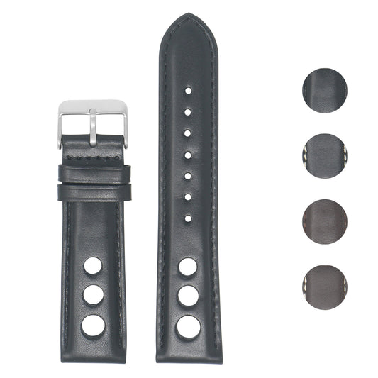 Water-Resistant Leather Rally Strap