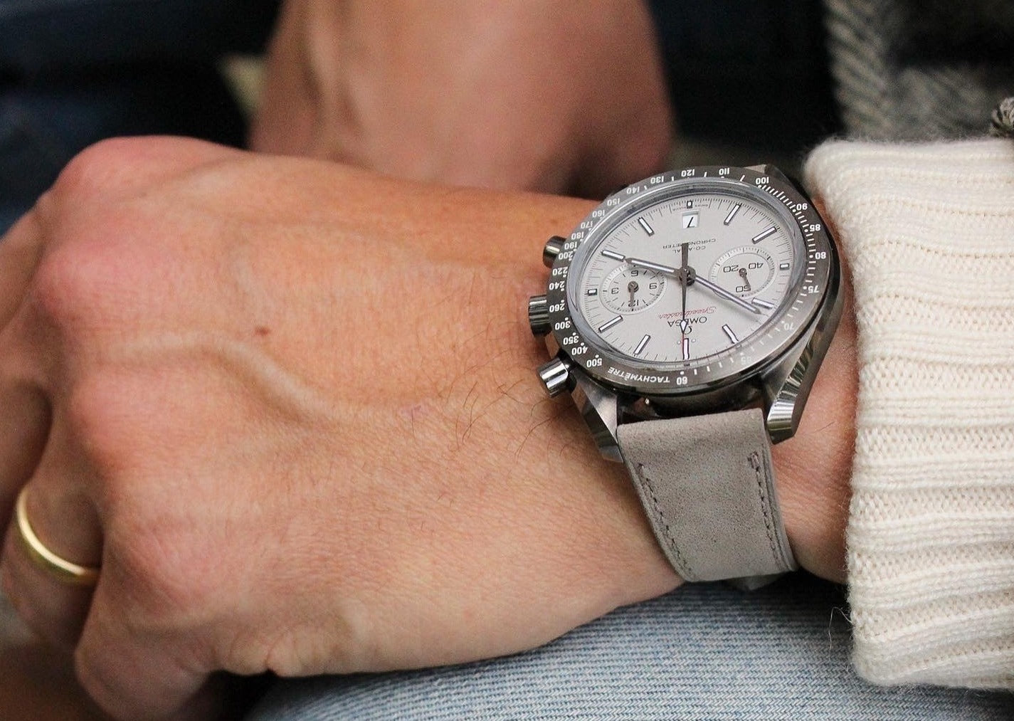 The Grahampton Watch Strap in Light Grey