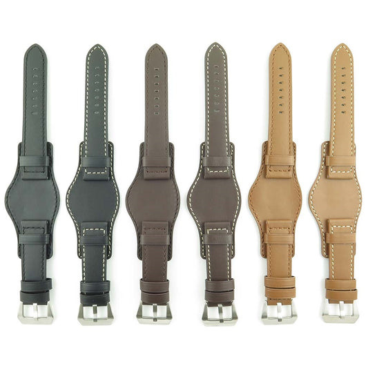 DASSARI Empire Thick Leather Bund Strap