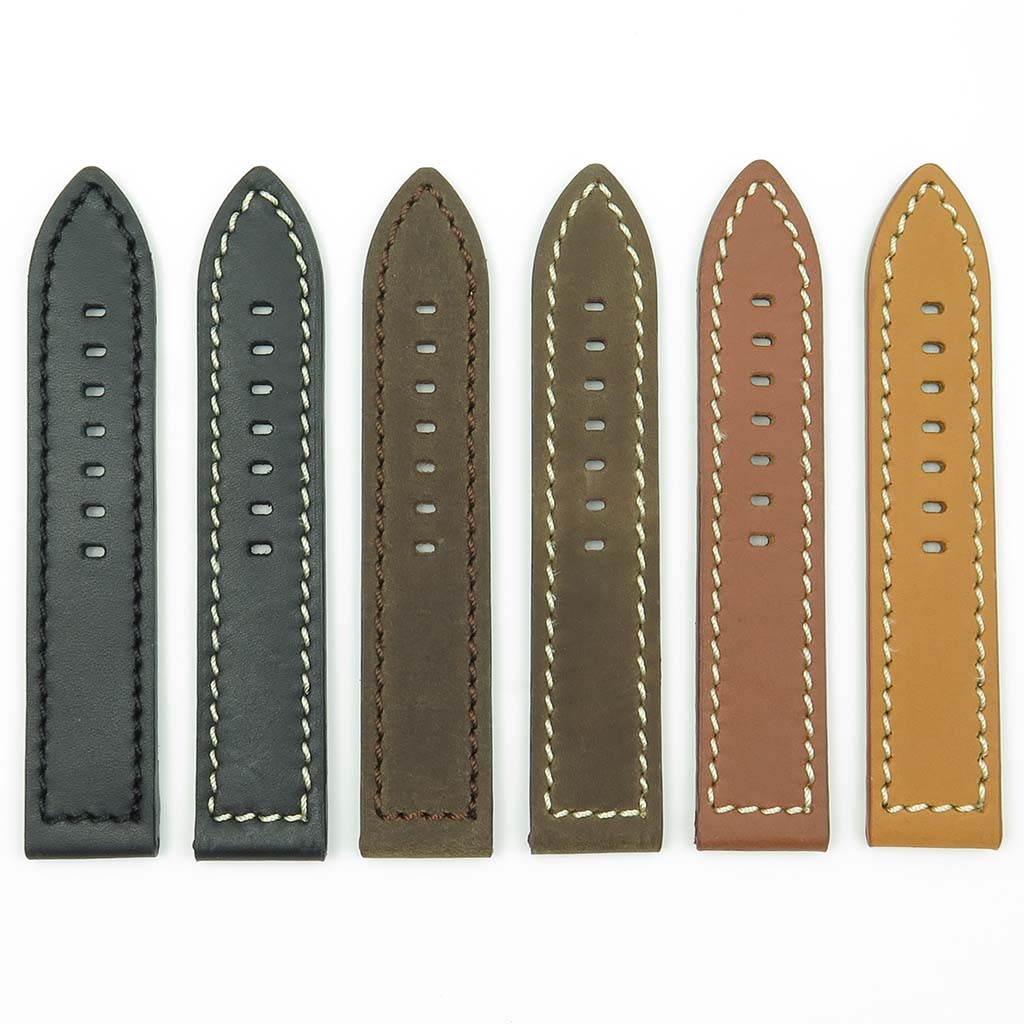 DASSARI Bentley Thick Natural Leather Strap