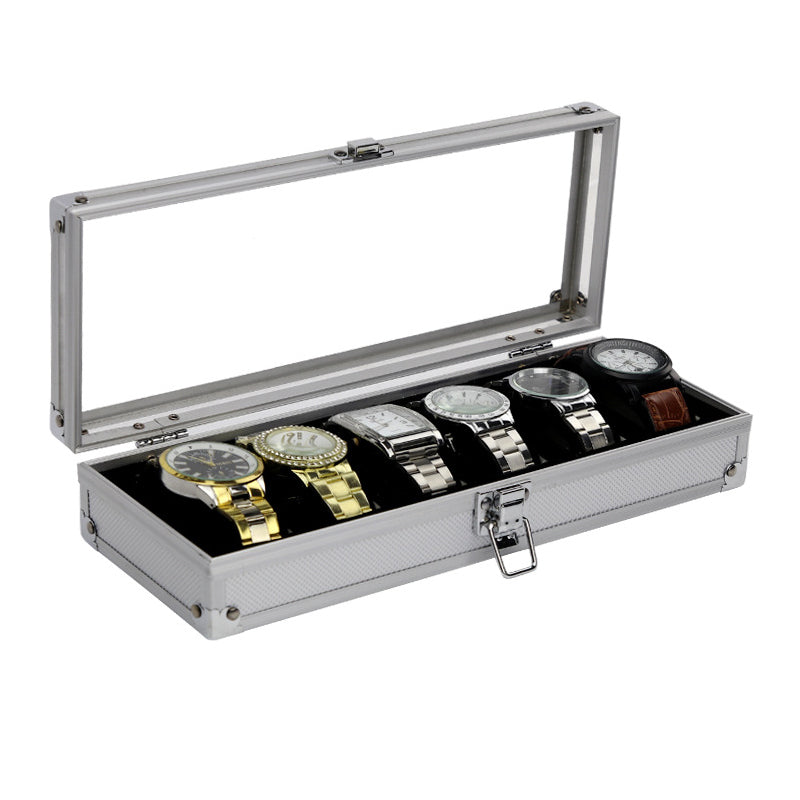 Aluminum Watch Box for 6 Watches