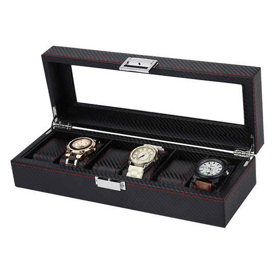 Carbon Fiber Watch Box for 5 Watches