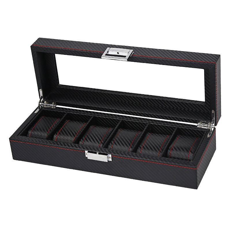 Carbon Fiber Watch Box for 5 Watches