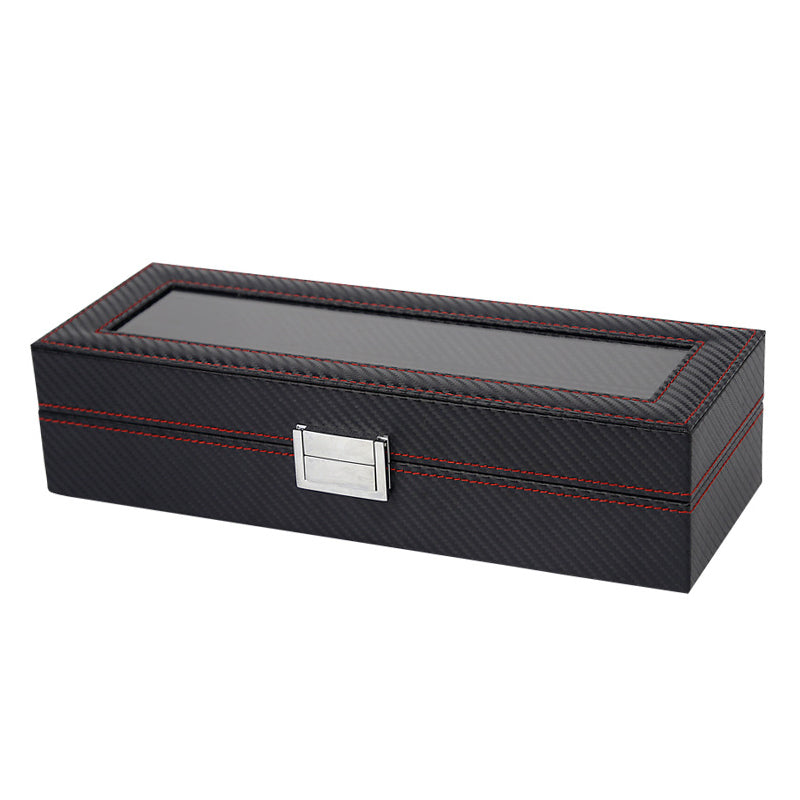 Carbon Fiber Watch Box for 6 Watches