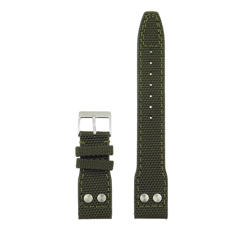 DASSARI Crossover Nylon Strap with Rivets