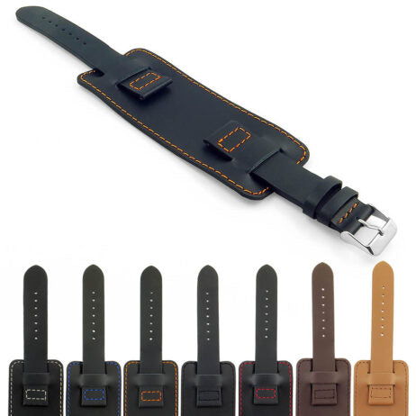 DASSARI Monarch Leather Cuff Strap