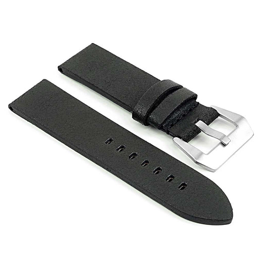 DASSARI Opus Thick Distressed Italian Leather Strap for Samsung Galaxy Watch 3