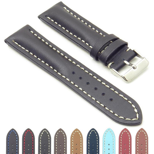 DASSARI Transit Heavy Padded Italian Leather Strap