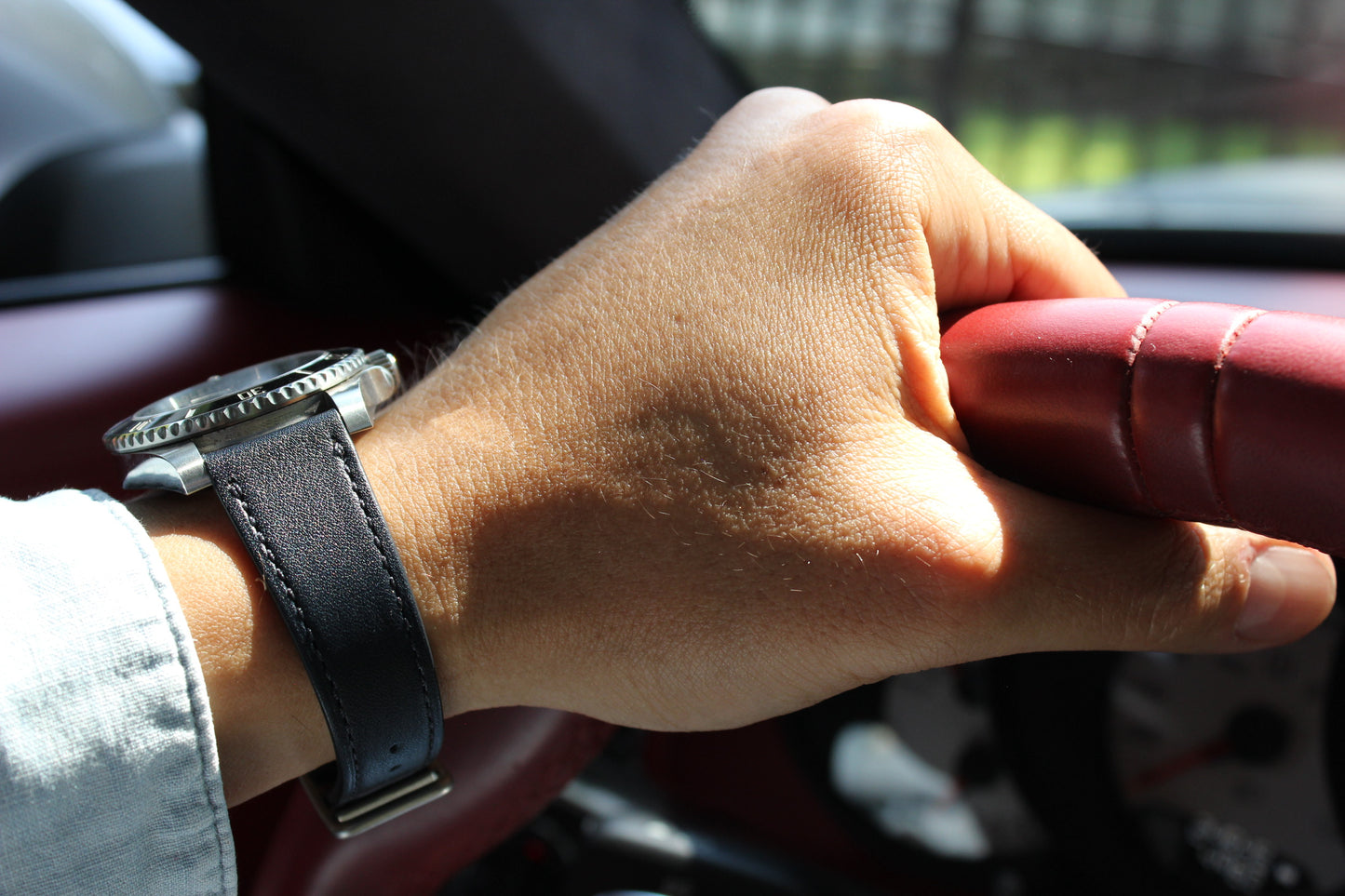 The Stanwich Watch Strap in Navy Blue