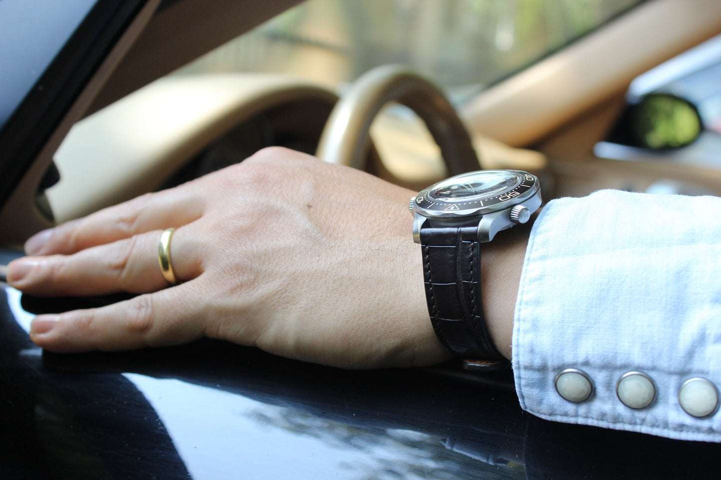 The Parsonage Watch Strap in Brown