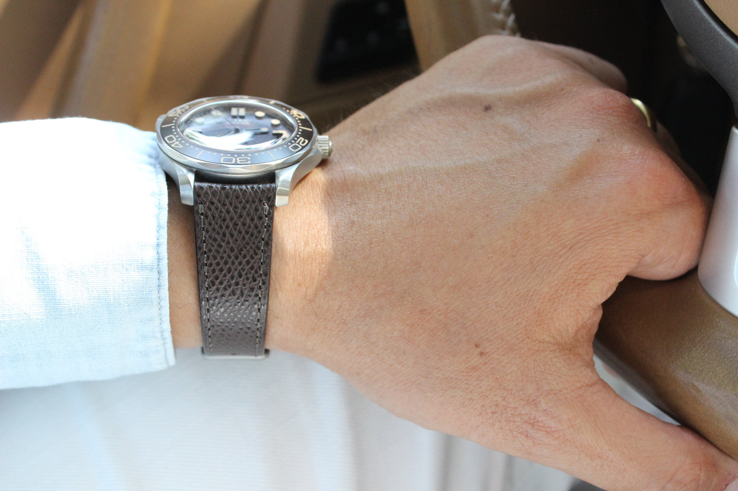 The Conyers Farm Watch Strap in Brown