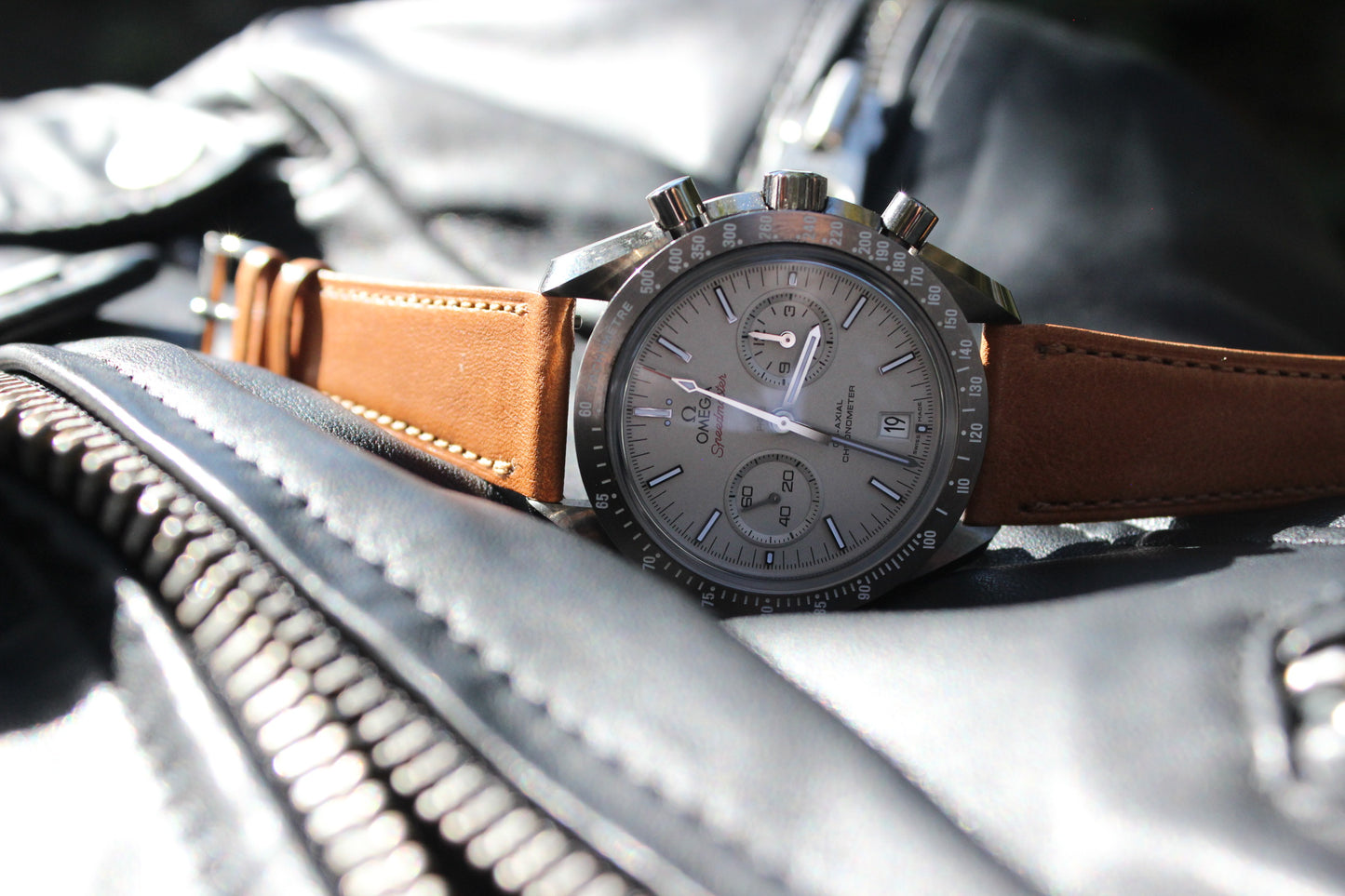 The Sound Beach Watch Strap in Light Whiskey