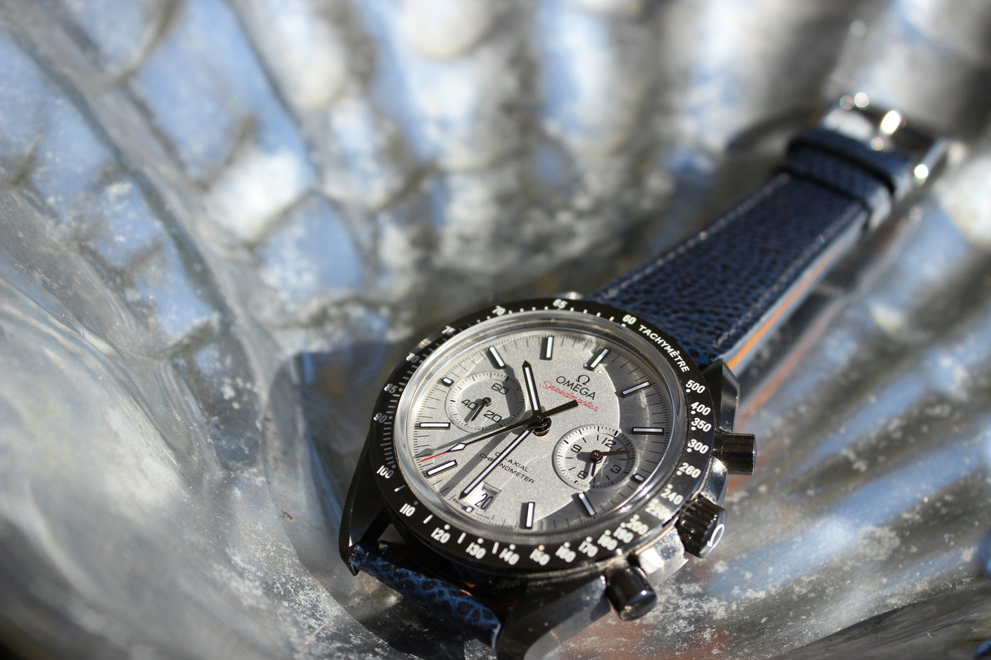 The Cognewaugh Watch Strap in Navy