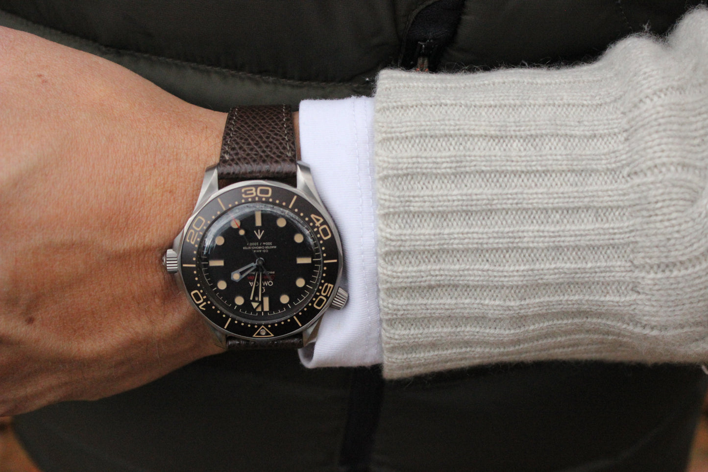 The Conyers Farm Watch Strap in Brown