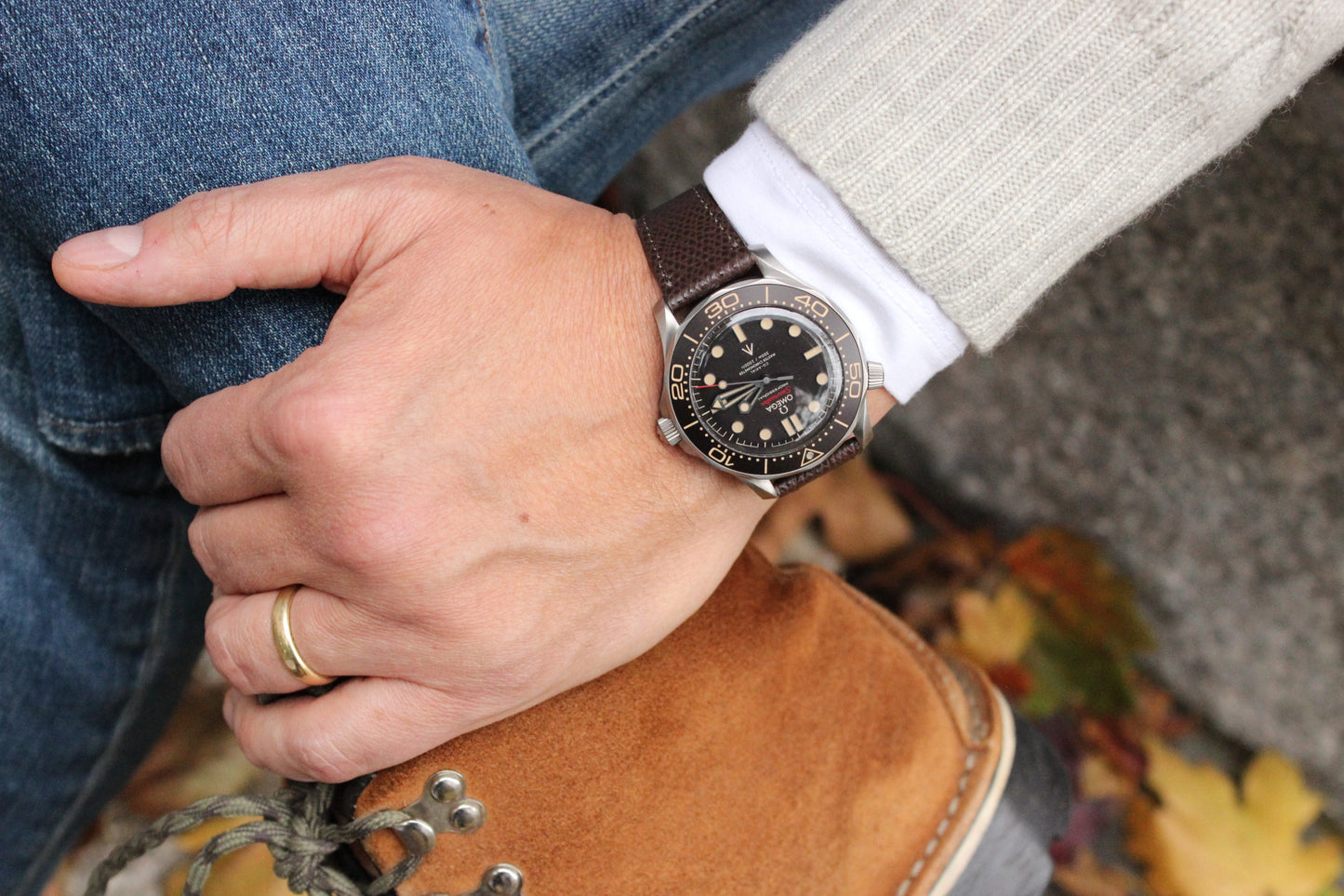 The Conyers Farm Watch Strap in Brown