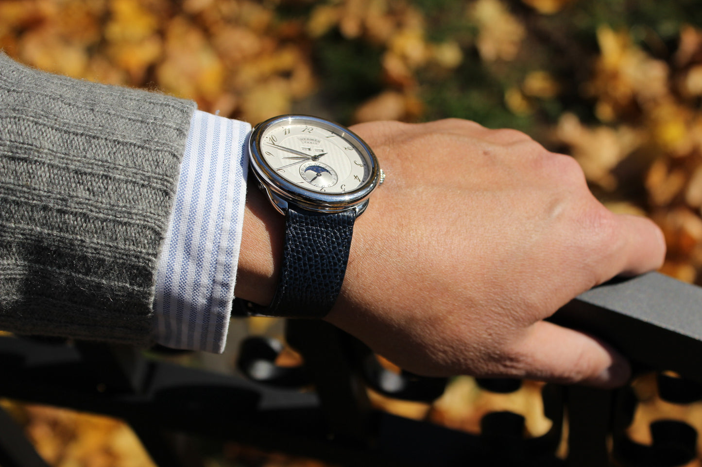 The Cognewaugh Watch Strap in Navy
