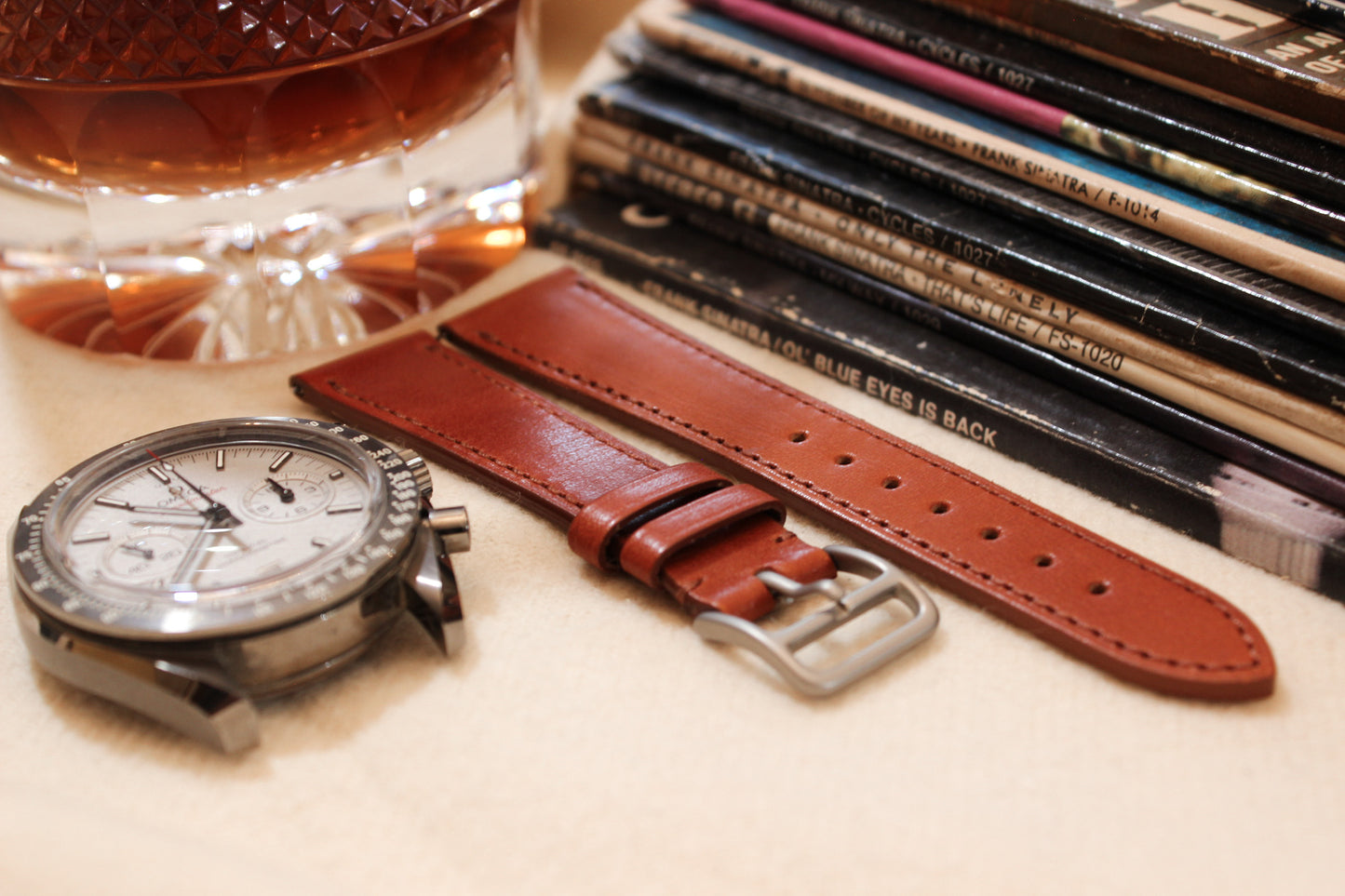 The Milbrook Watch Strap in Whiskey Brown