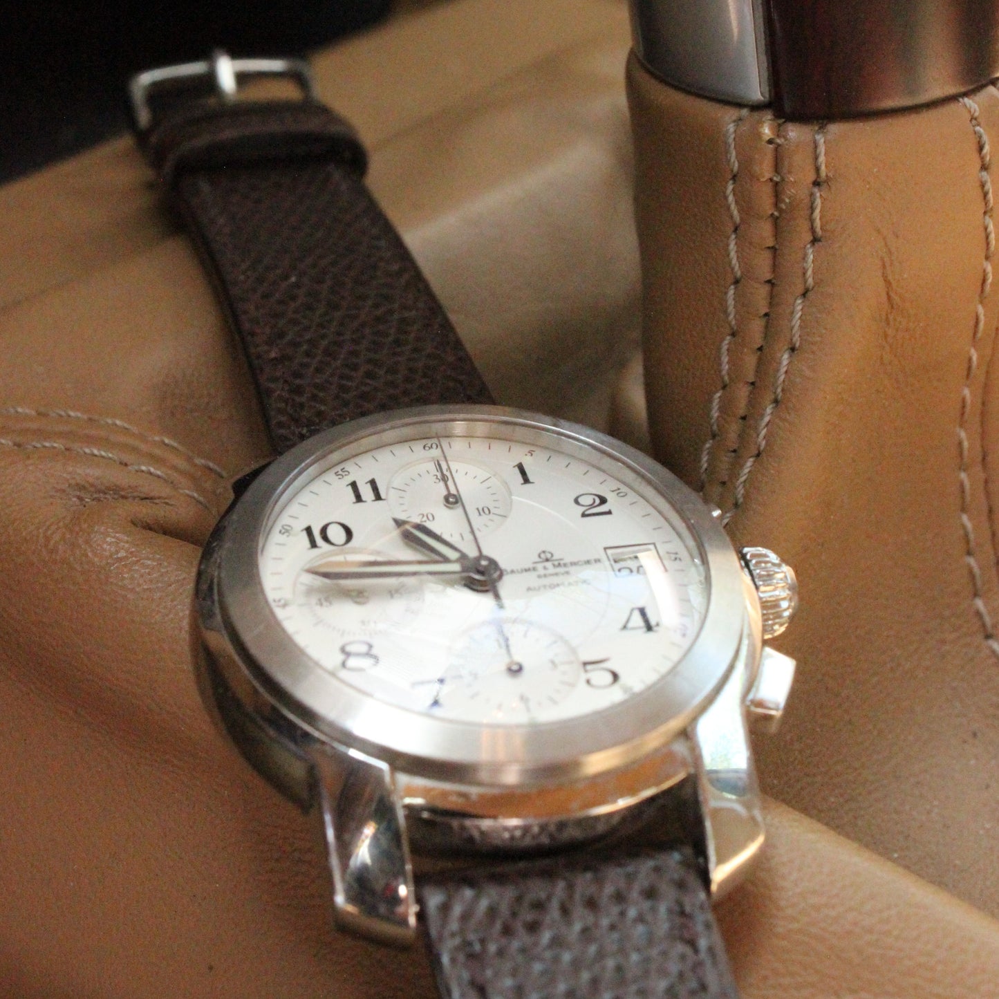 The Conyers Farm Watch Strap in Brown