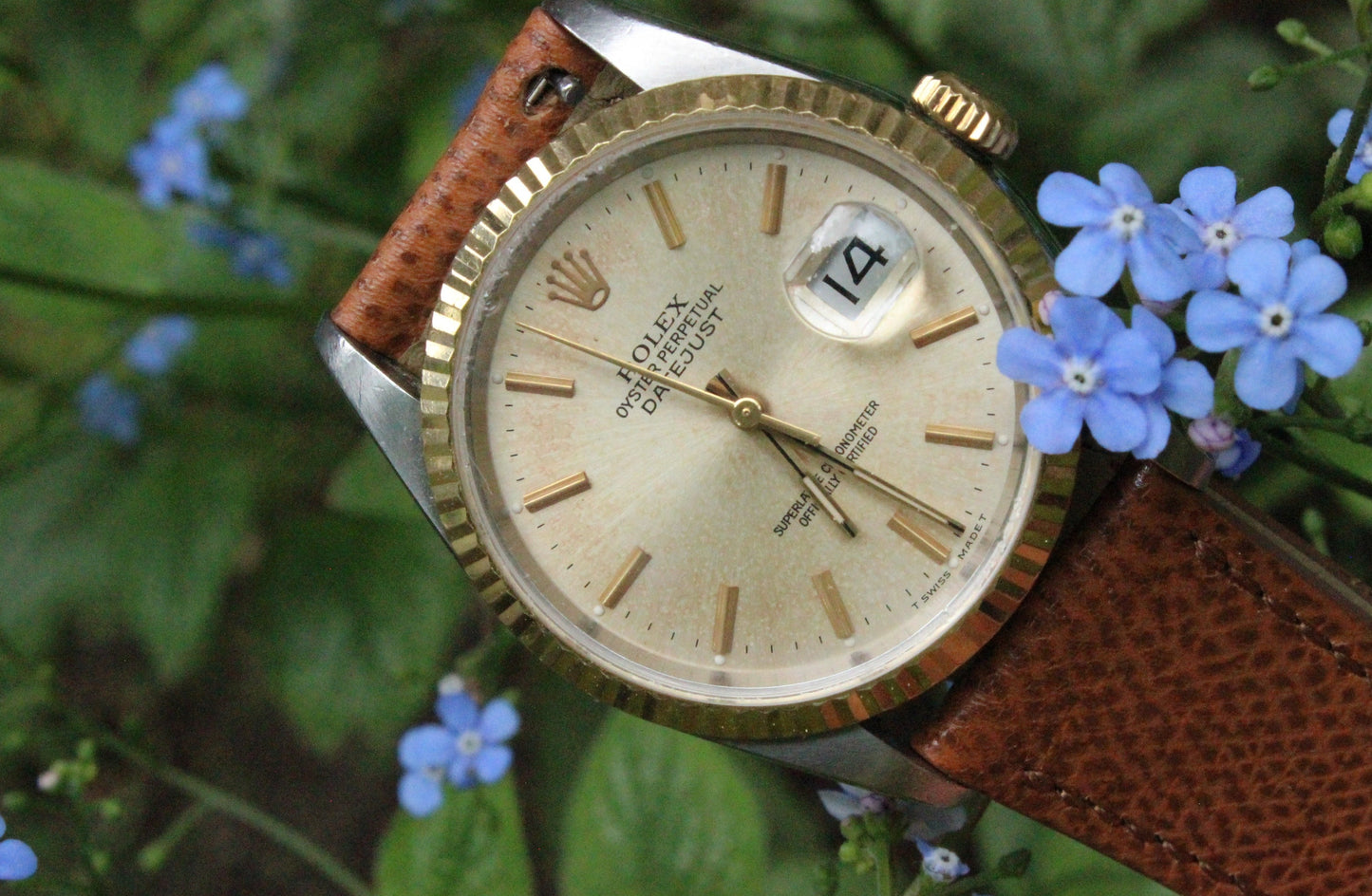 The White Birch Watch Strap in Light Whiskey