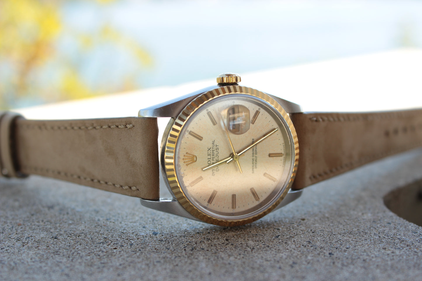 The Tod's Point Watch Strap in Sand